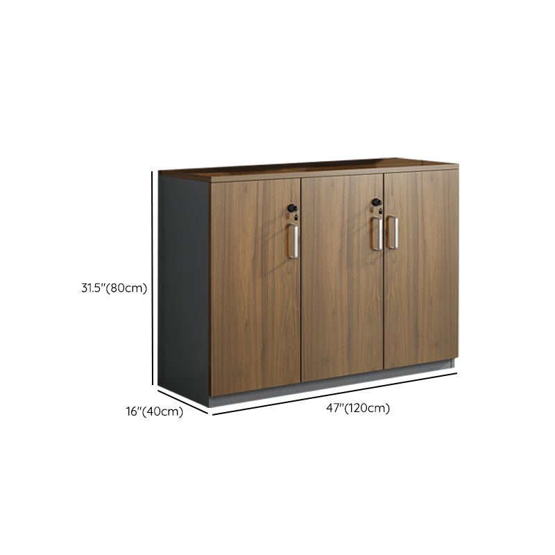 Modern Engineered Wood Filing Cabinet Lateral File Cabinet with Lock and Storage