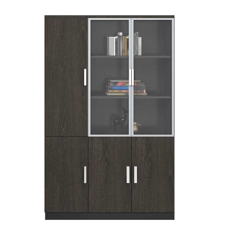 Vertical Wood Filing Cabinet Contemporary File Cabinet with Lock and Storage