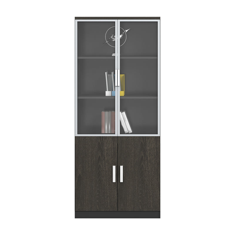 Vertical Wood Filing Cabinet Contemporary File Cabinet with Lock and Storage