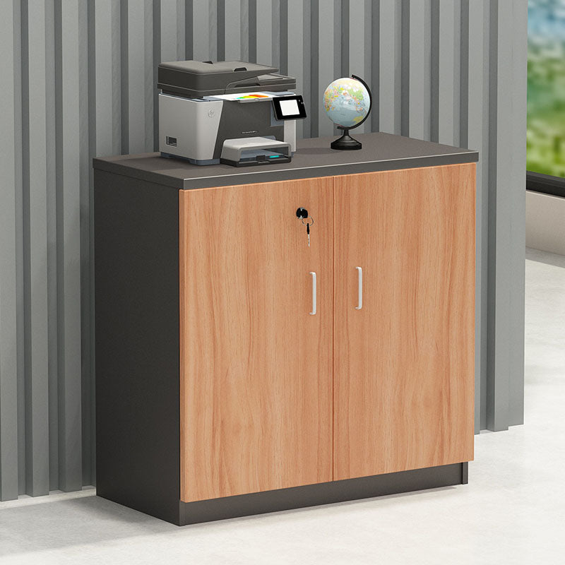 Traditional Style File Cabinet Wood Lateral File Cabinet with Locking Storage