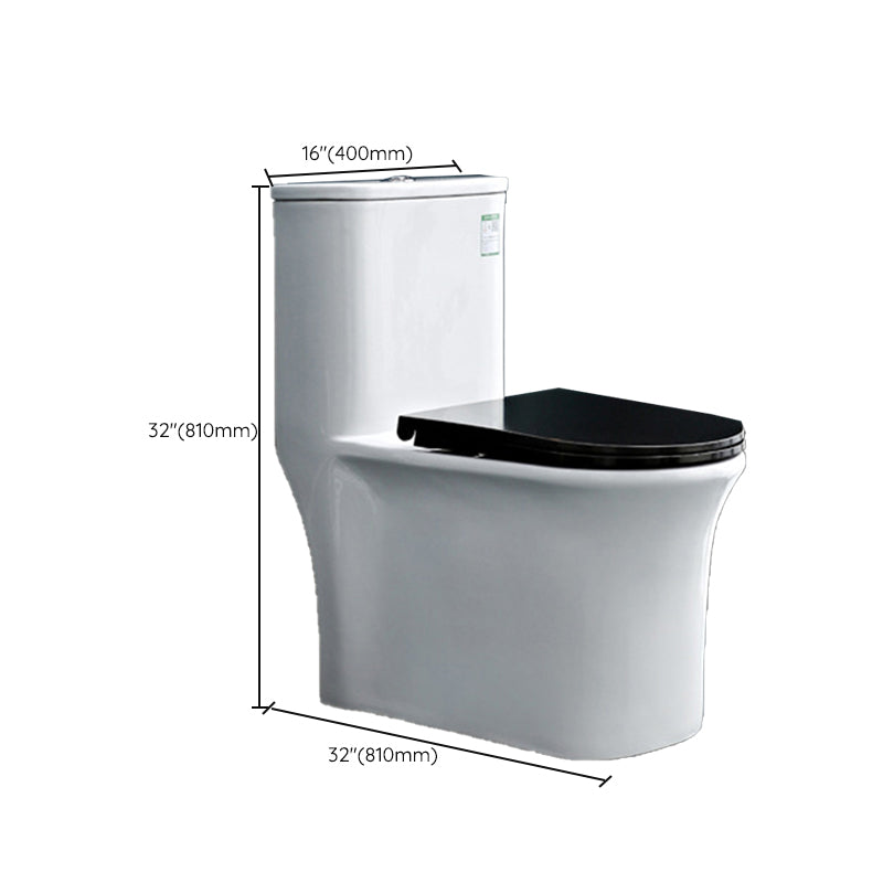 Modern Ceramic Flush Toilet Floor Mounted Urine Toilet for Washroom