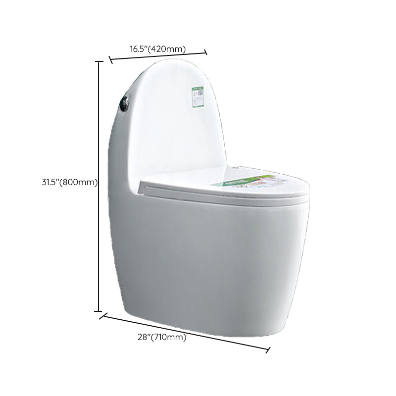 Modern Ceramic Flush Toilet Floor Mounted Urine Toilet for Washroom