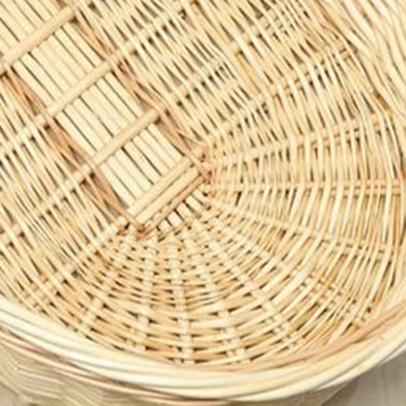 Rattan Oval Bassinet Rocking and Gliding Crib Cradle for Baby