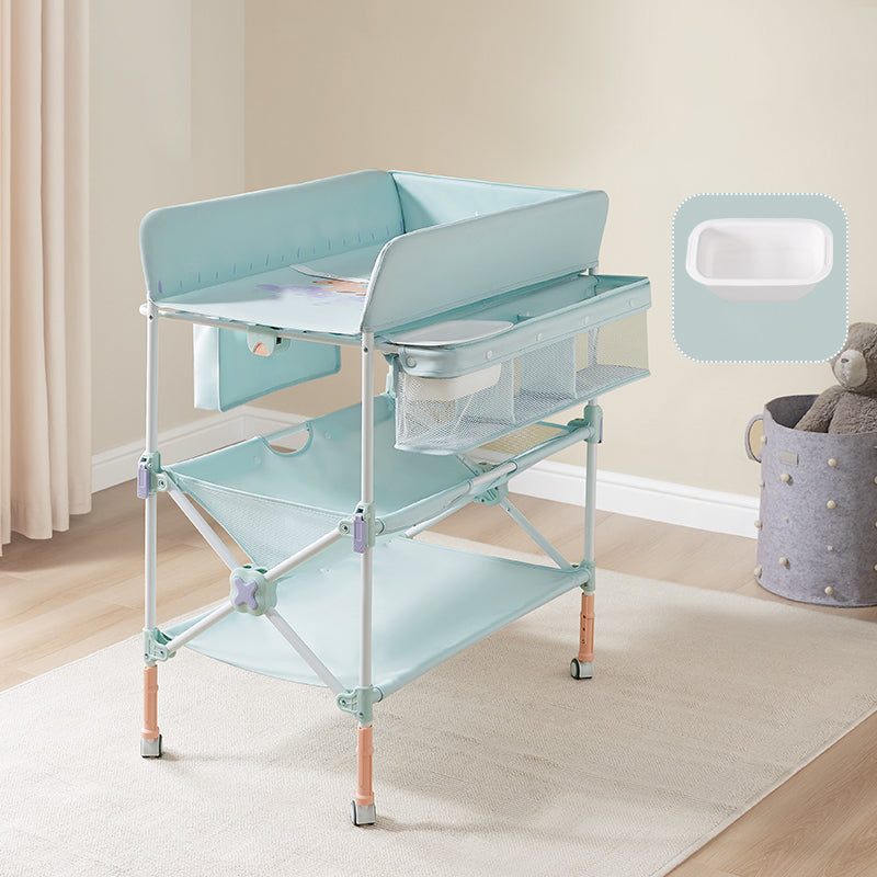 Safety Rails Changing Table Portable Baby Changing Table with Flat Top