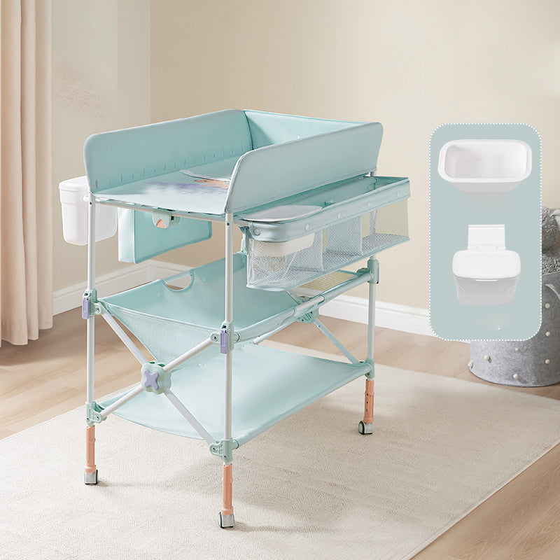 Safety Rails Changing Table Portable Baby Changing Table with Flat Top