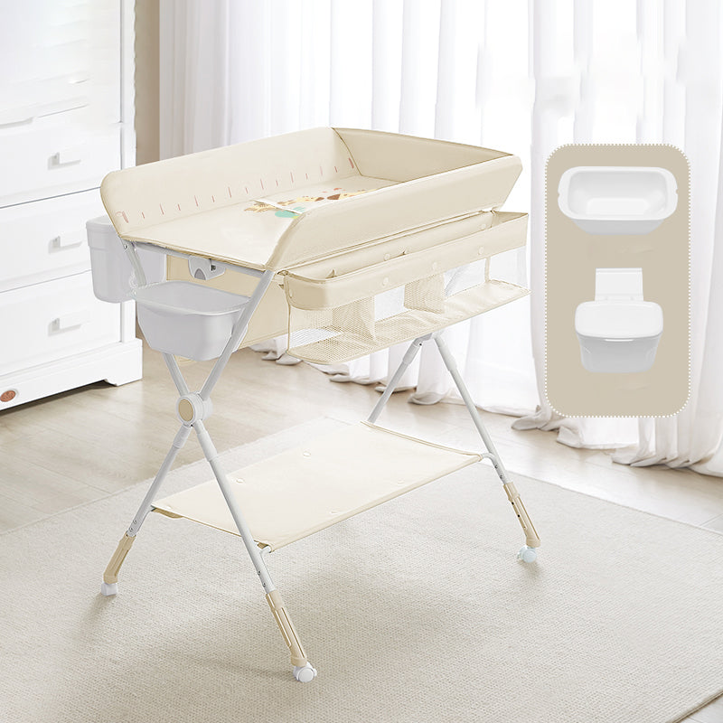 Safety Rails Changing Table Portable Baby Changing Table with Flat Top