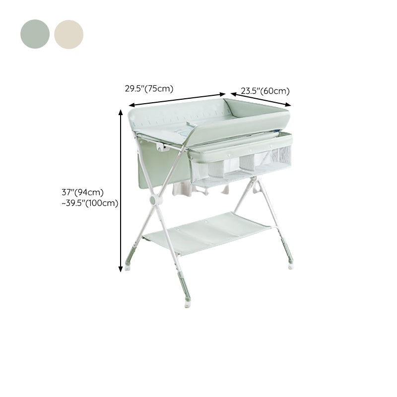 Safety Rails Changing Table Portable Baby Changing Table with Flat Top