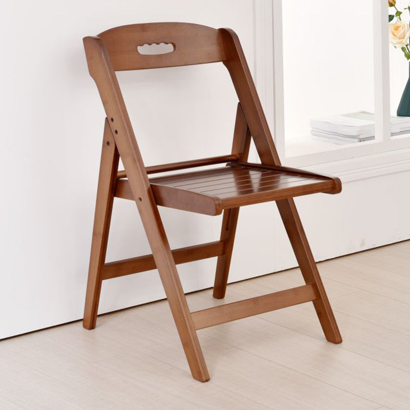 Modern Folding Dining Side Chair Wooden Outdoor Bistro Chairs