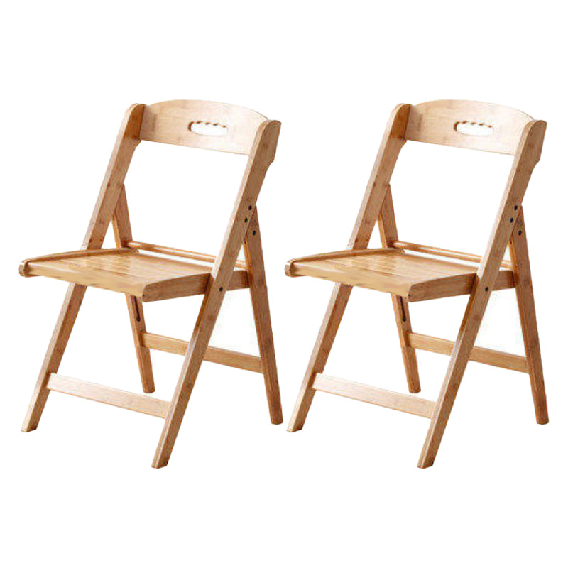 Modern Folding Dining Side Chair Wooden Outdoor Bistro Chairs