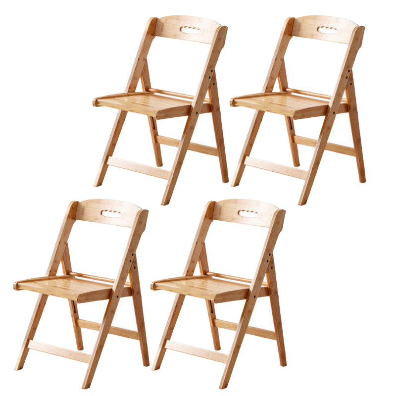 Modern Folding Dining Side Chair Wooden Outdoor Bistro Chairs