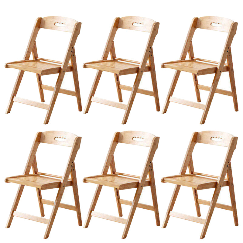 Modern Folding Dining Side Chair Wooden Outdoor Bistro Chairs