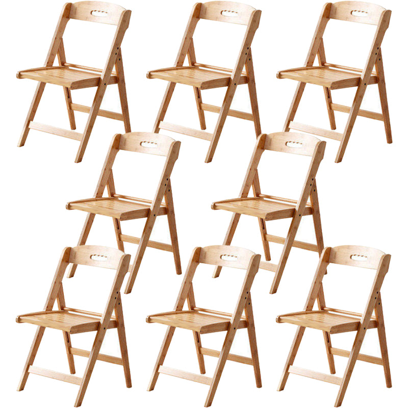 Modern Folding Dining Side Chair Wooden Outdoor Bistro Chairs