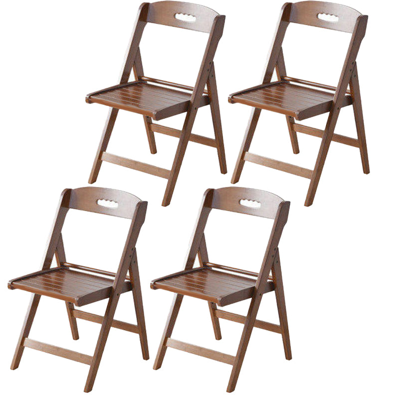 Modern Folding Dining Side Chair Wooden Outdoor Bistro Chairs