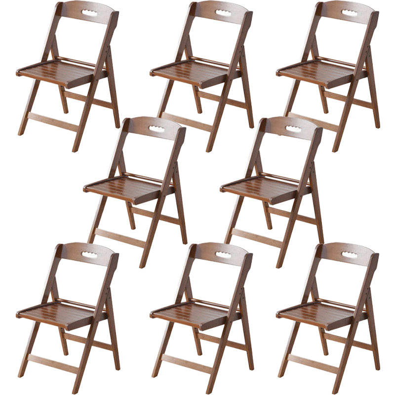 Modern Folding Dining Side Chair Wooden Outdoor Bistro Chairs