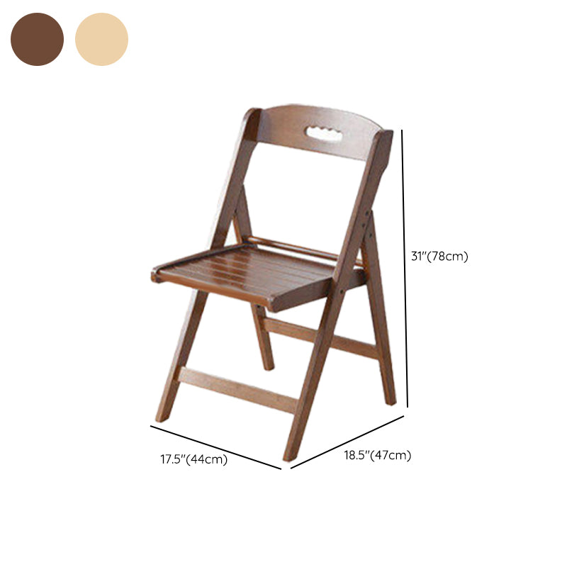 Modern Folding Dining Side Chair Wooden Outdoor Bistro Chairs