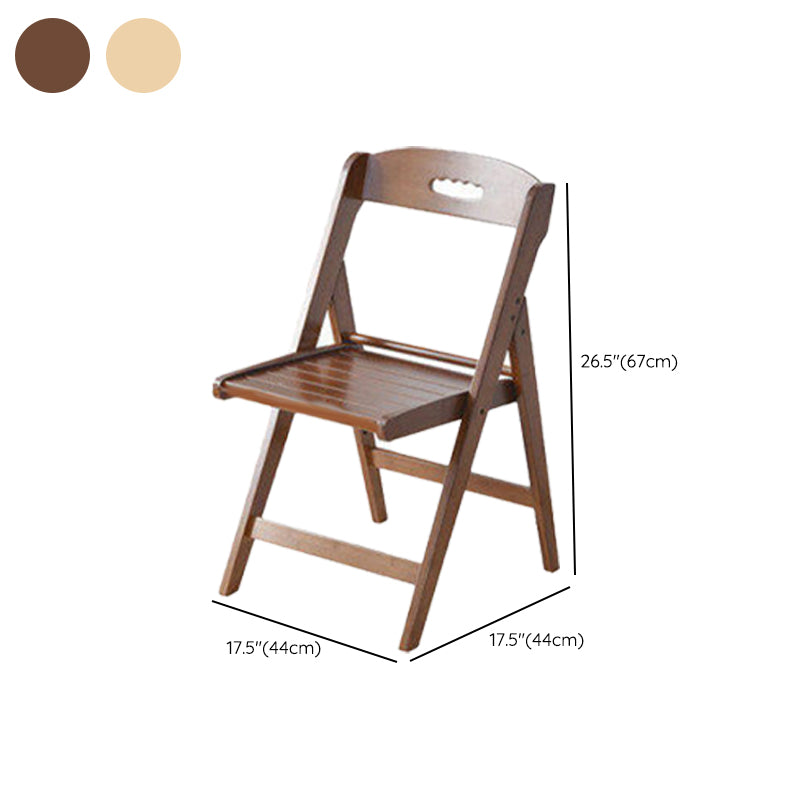 Modern Folding Dining Side Chair Wooden Outdoor Bistro Chairs