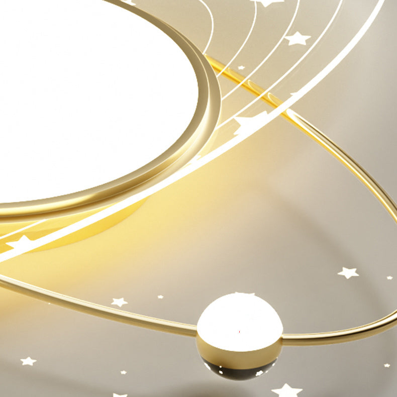 Modern Ceiling Lamp Acrylic LED Flush Mount Light Fixture for Bedroom