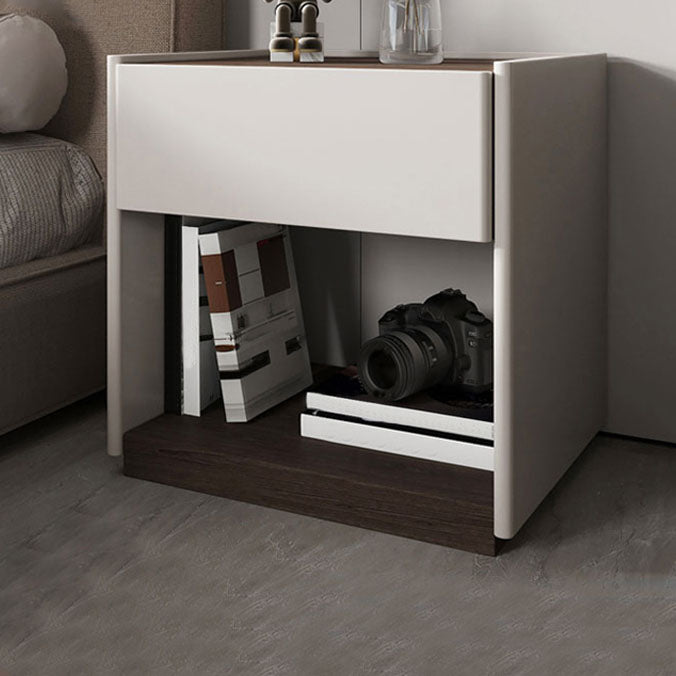 Modern Accent Table Nightstand Wooden Nightstand for Bedroom