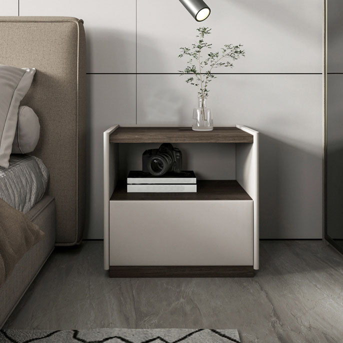 Modern Accent Table Nightstand Wooden Nightstand for Bedroom