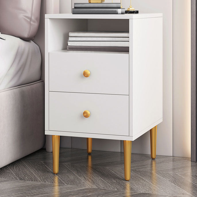 Modern Bed Nightstand Wood Night Table with Drawers for Bedroom