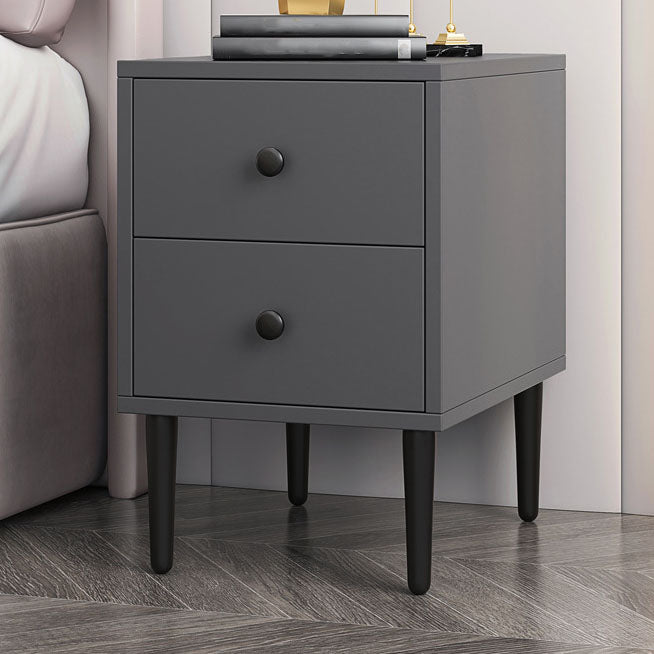 Modern Bed Nightstand Wood Night Table with Drawers for Bedroom