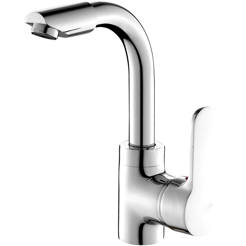 Modern Bathroom Faucet Brass Lever Handle Washroom Tub Faucet