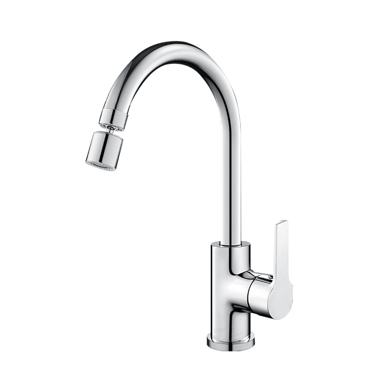 Stainless Steel Kitchen Faucet High Arch Standard Kitchen Faucet with No Sensor