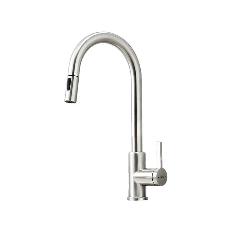 High Arch Kitchen Faucet Stainless Steel Kitchen Faucet with No Sensor