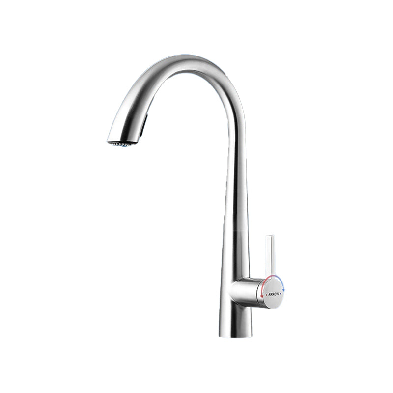 High Arch Kitchen Faucet Stainless Steel Kitchen Faucet with No Sensor