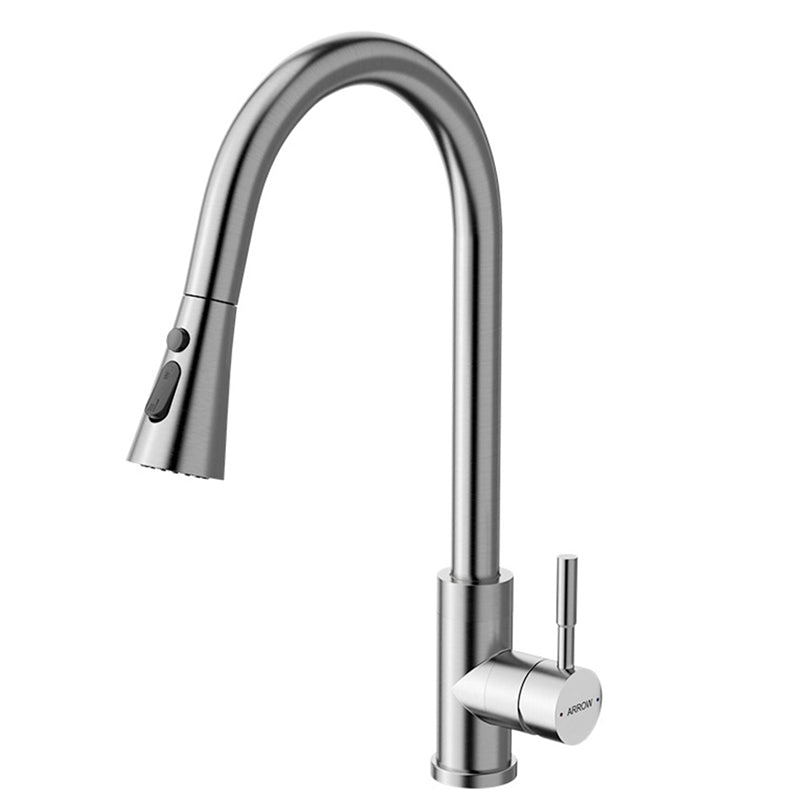 High Arch Kitchen Faucet Stainless Steel Kitchen Faucet with No Sensor