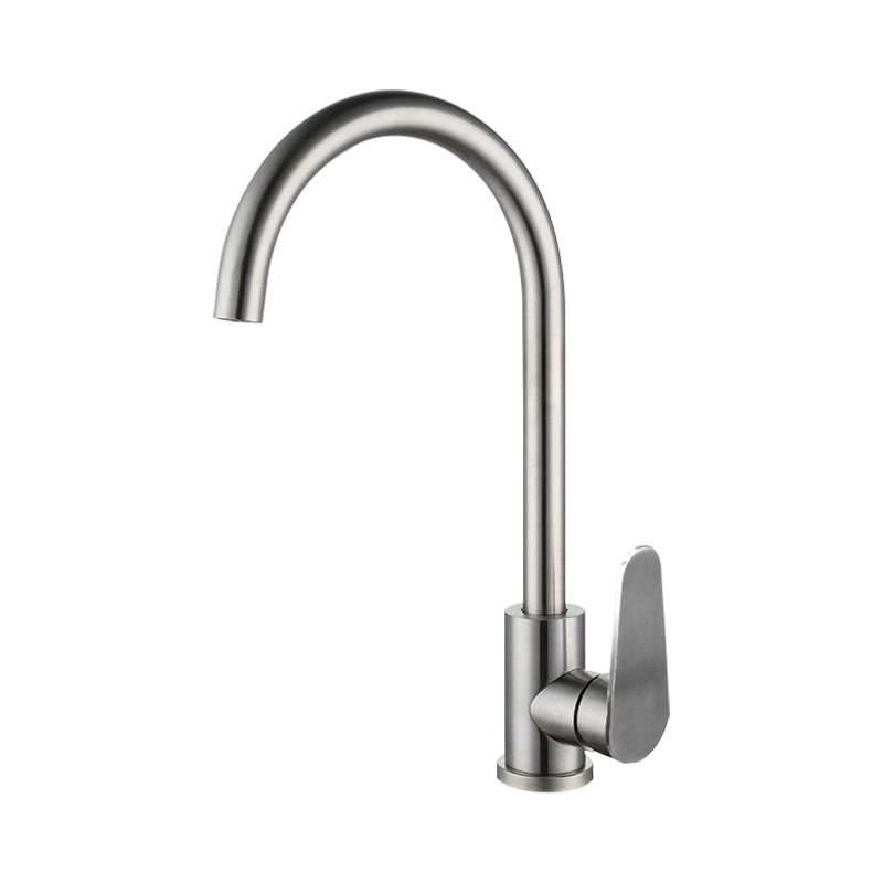 Metal Kitchen Faucet High Arch 1 Hole Kitchen Faucet with No Sensor