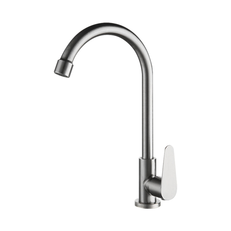 Metal Kitchen Faucet High Arch 1 Hole Kitchen Faucet with No Sensor