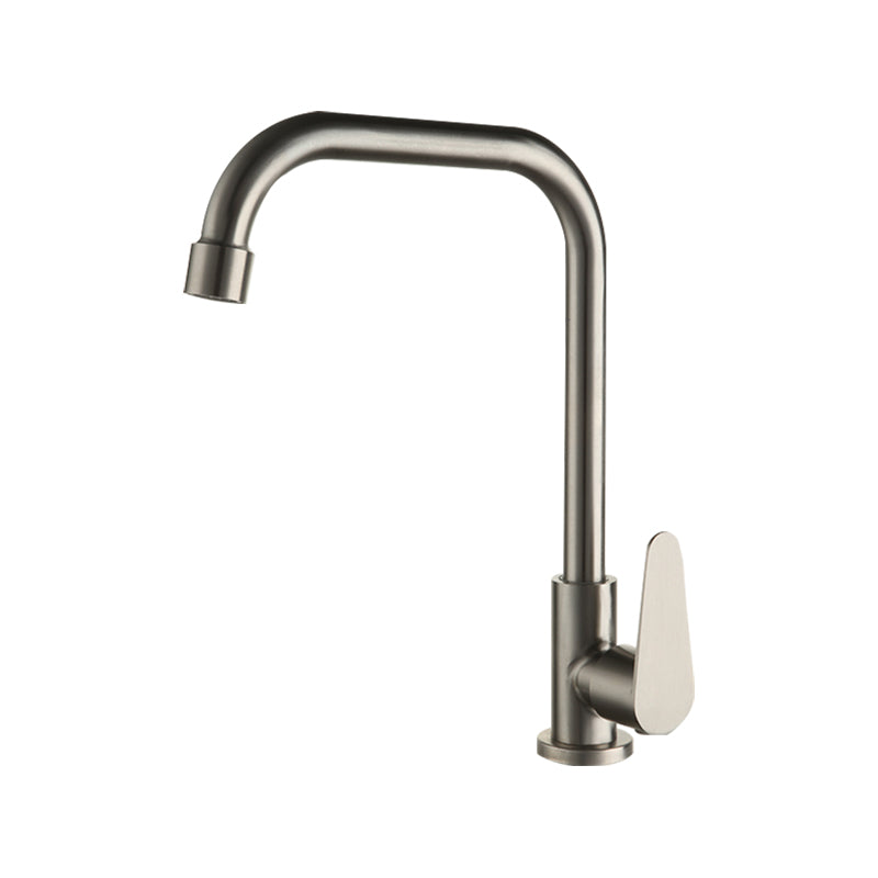 Metal Kitchen Faucet High Arch 1 Hole Kitchen Faucet with No Sensor