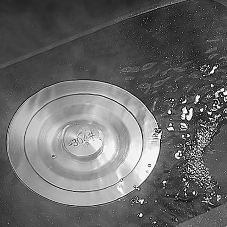 Quartz Kitchen Sink Single Bowl Kitchen Sink with Drain Strainer Kit