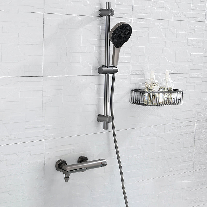 Contemporary Bathroom Faucet Wall Mounted Metal Tub Faucet Trim