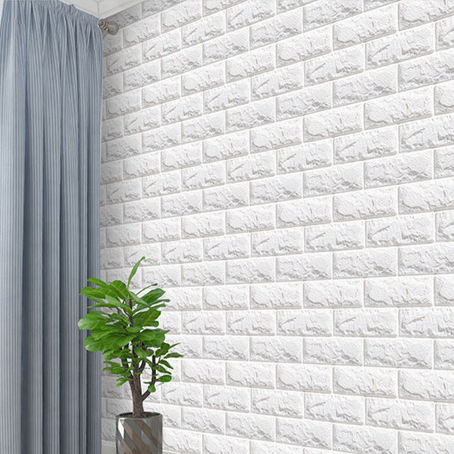 Industrial Pearl Wainscoting PVC Wall Access Panel Peel and Stick Wall Tile