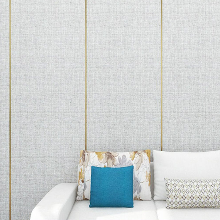 Modern Wall Covering Paneling Flax Wall Interior Upholstered Plank