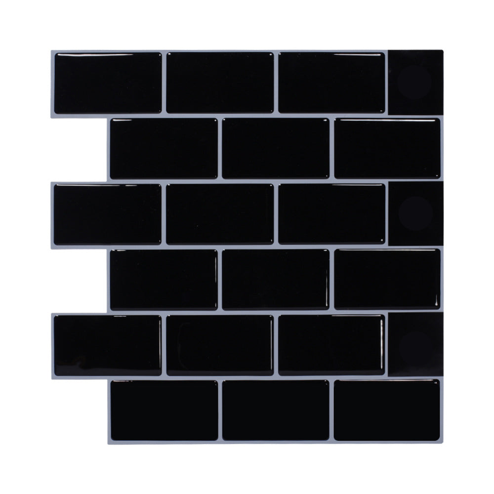 Modern Tile-Peel & Stick PVC Rectangular Subway Tile Peel and Stick Wall Tile