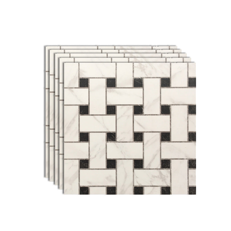 Modern Style Floor Tile Straight Edge Square Fabric Look Floor Tile