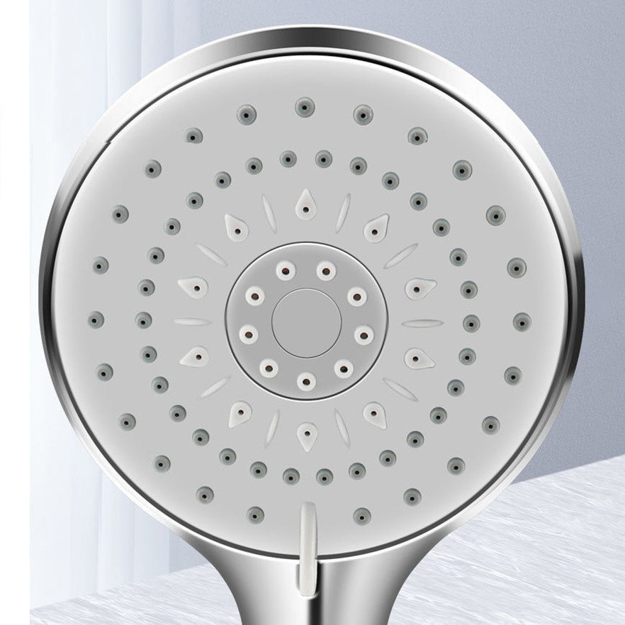 Modern Adjustable Hand Shower Chrome Round Handheld Shower Head