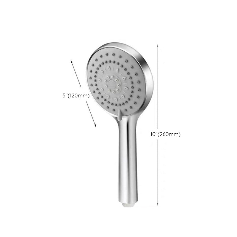 Modern Adjustable Hand Shower Chrome Round Handheld Shower Head