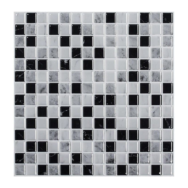 Square Peel & Stick Tile Stone Composite Subway Tile for Backsplash Wall