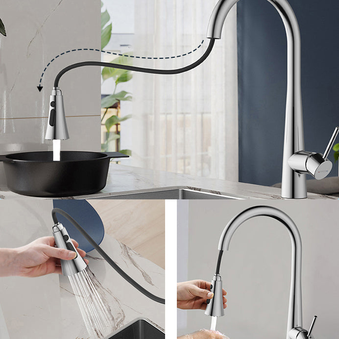 Traditional Kitchen Faucet Solid Color Standard Kitchen Faucet