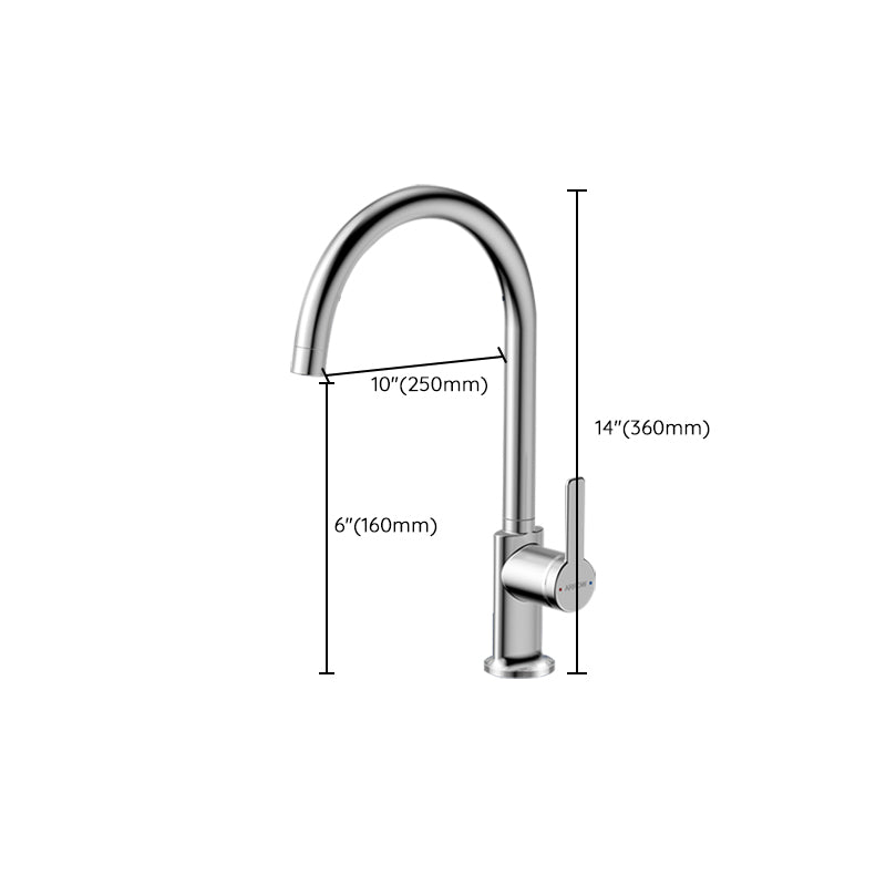 Traditional Kitchen Faucet Solid Color Standard Kitchen Faucet