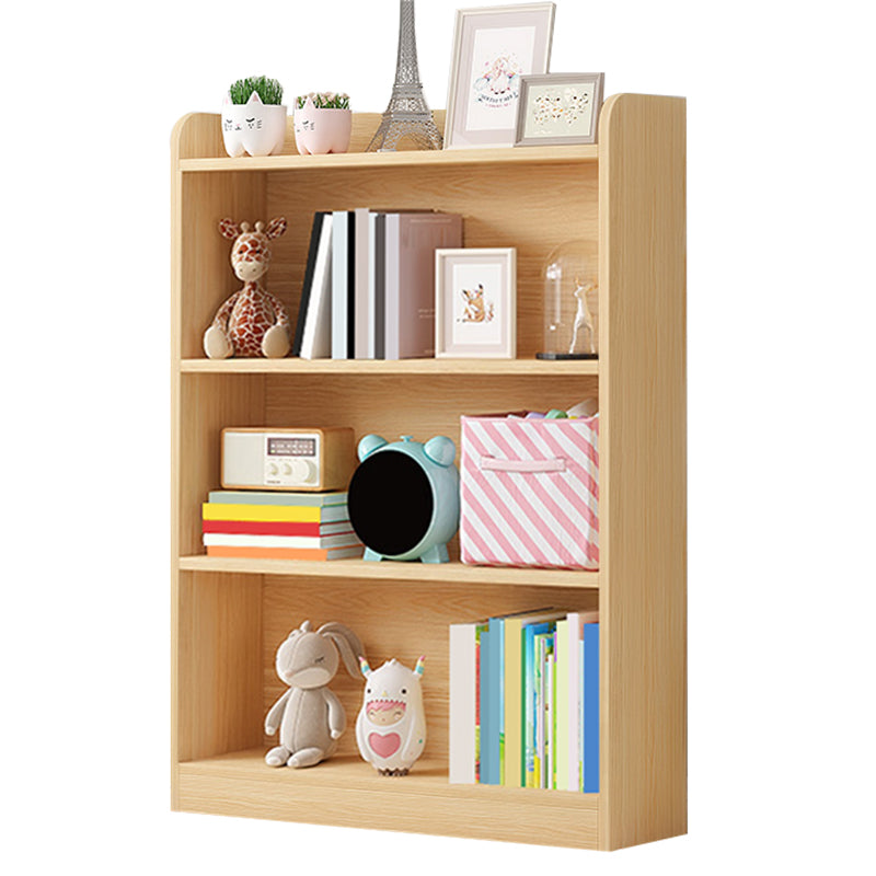 Scandinavian Wood Storage Bookcase Freestanding Book Shelf in Pine