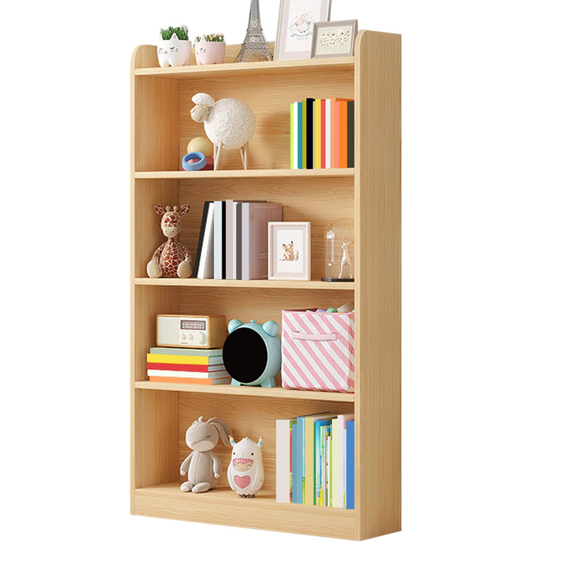 Scandinavian Wood Storage Bookcase Freestanding Book Shelf in Pine