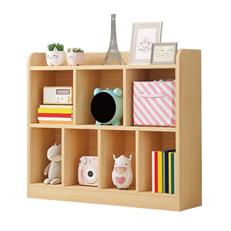 Scandinavian Wood Storage Bookcase Freestanding Book Shelf in Pine