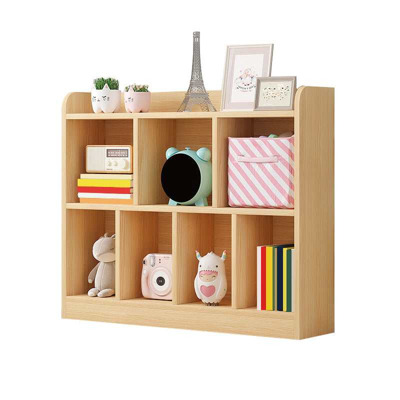 Scandinavian Wood Storage Bookcase Freestanding Book Shelf in Pine