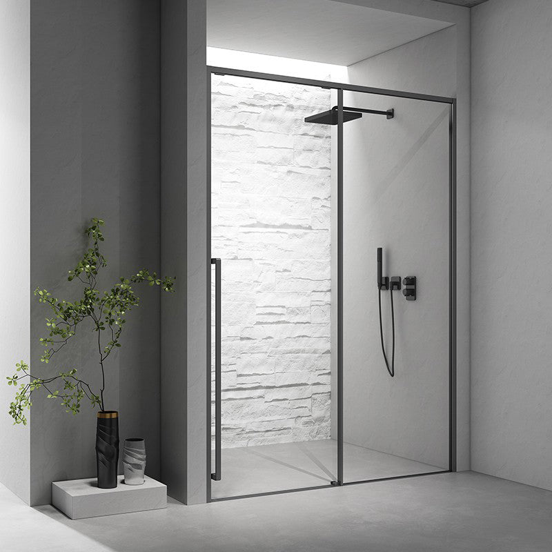 Semi Frameless Shower Doors Scratch Resistant Single Sliding Shower Doors