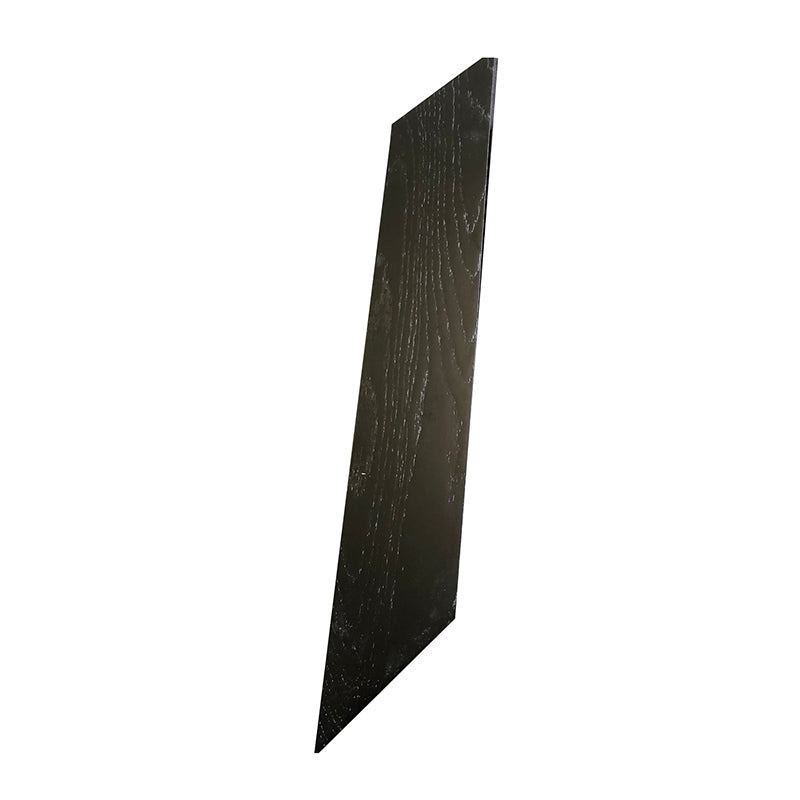 Dark Wood Hardwood Deck Tiles Click Lock Oak Side Trim Piece Tiles